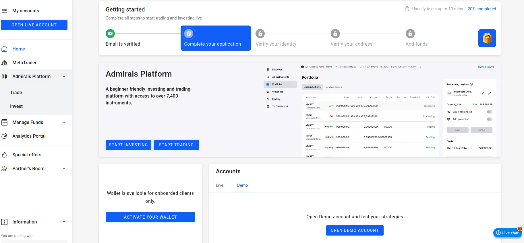 Registration Steps