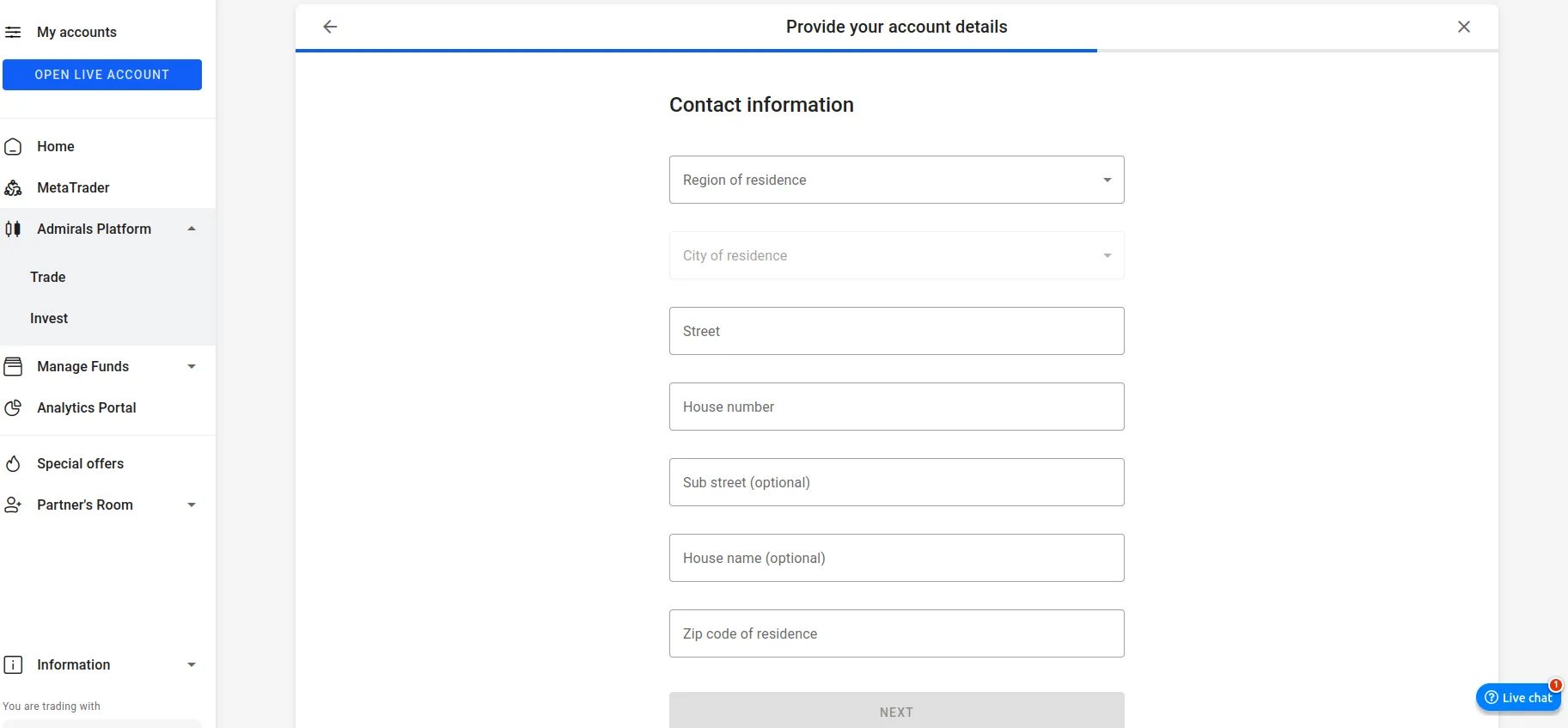 Registration Steps