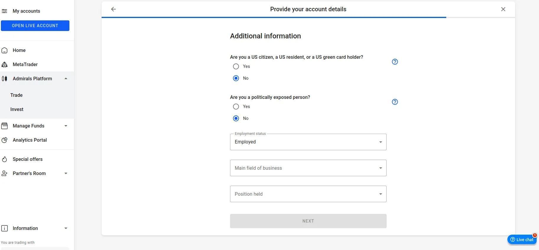 Registration Steps