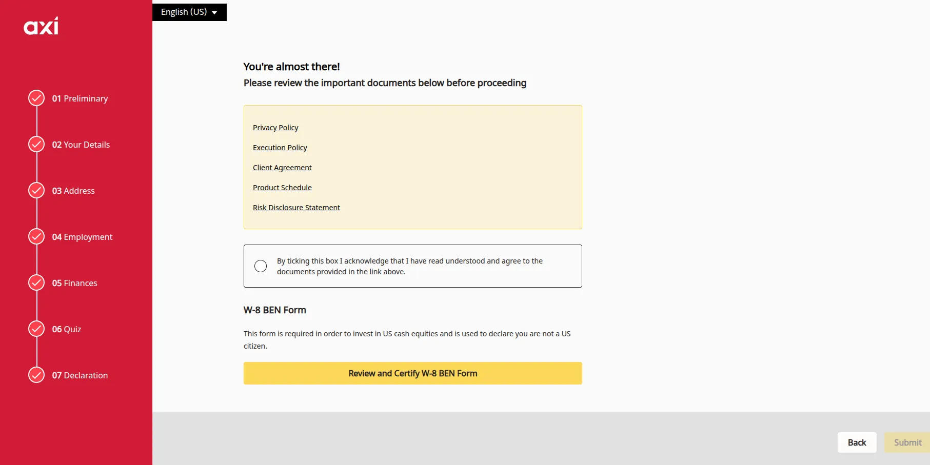 Registration Steps