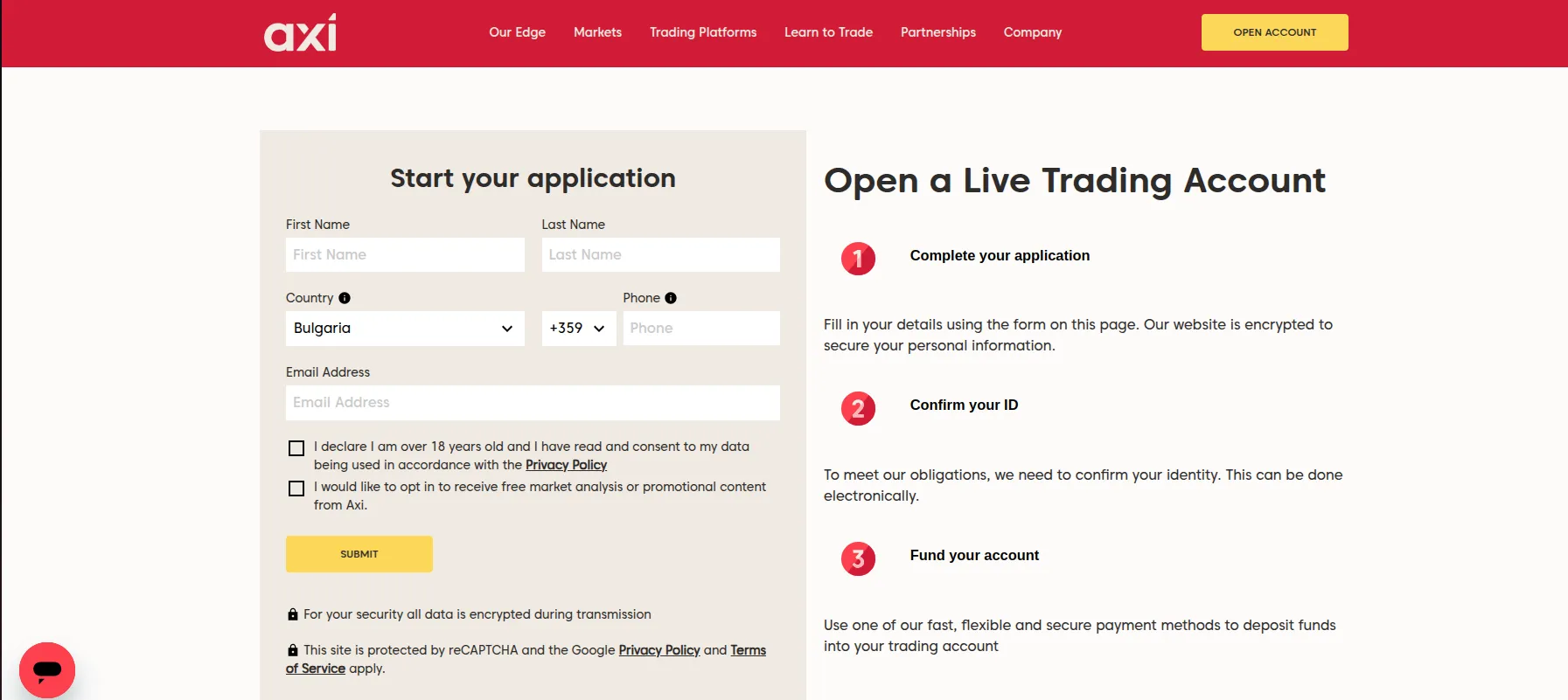 Registration Steps