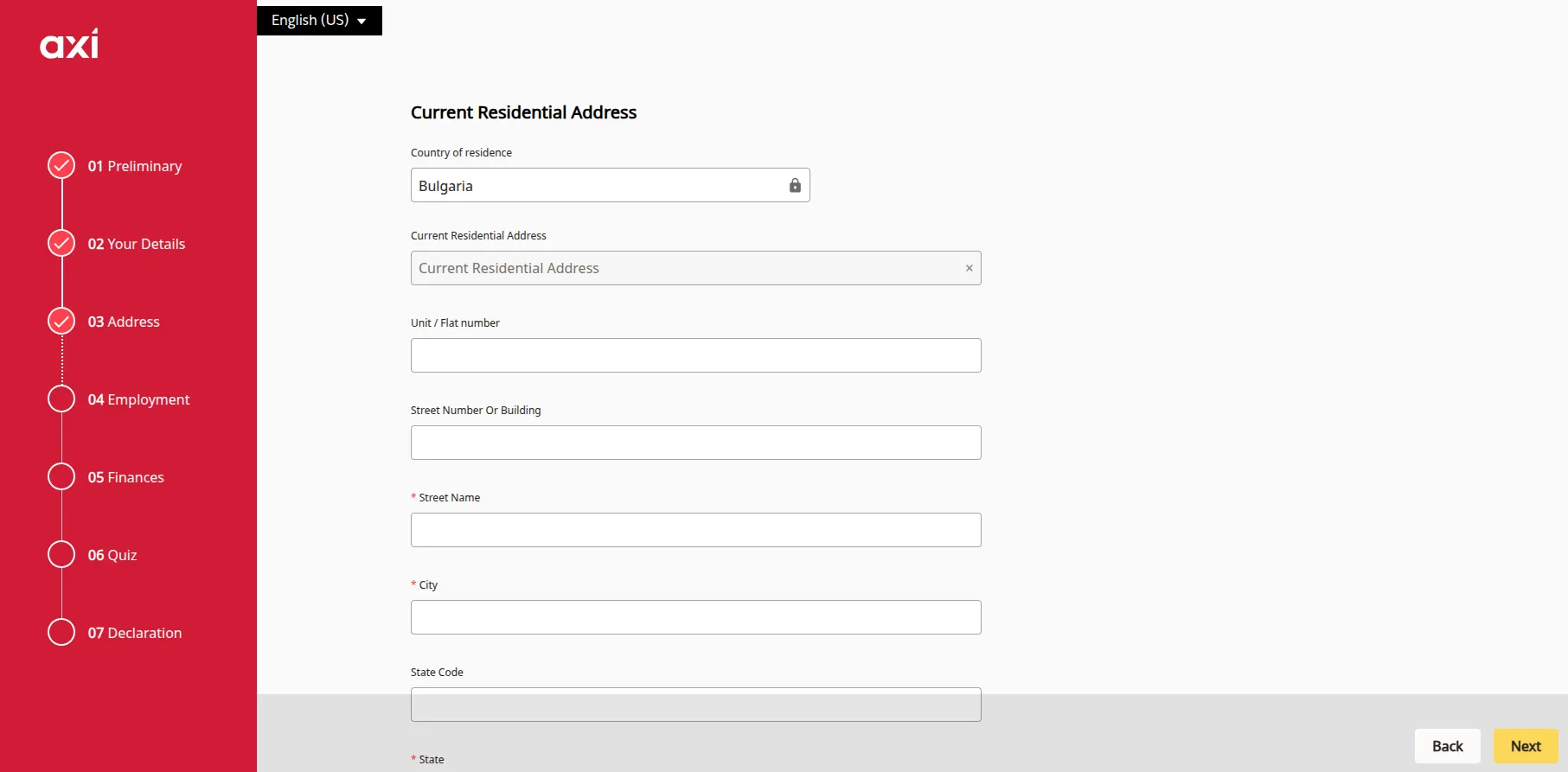 Registration Steps