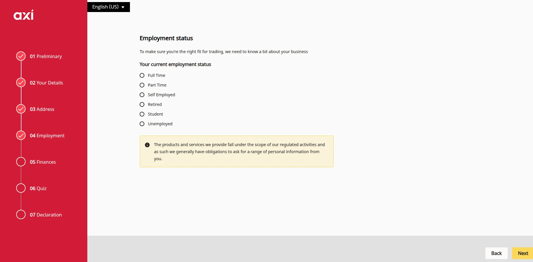 Registration Steps