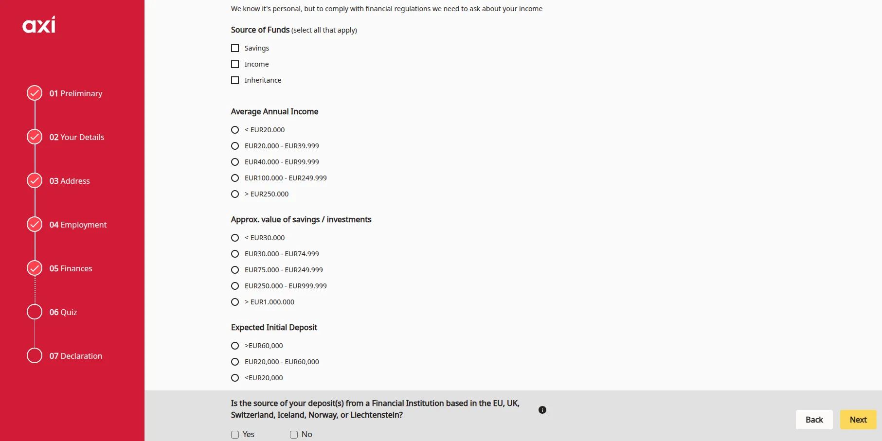 Registration Steps