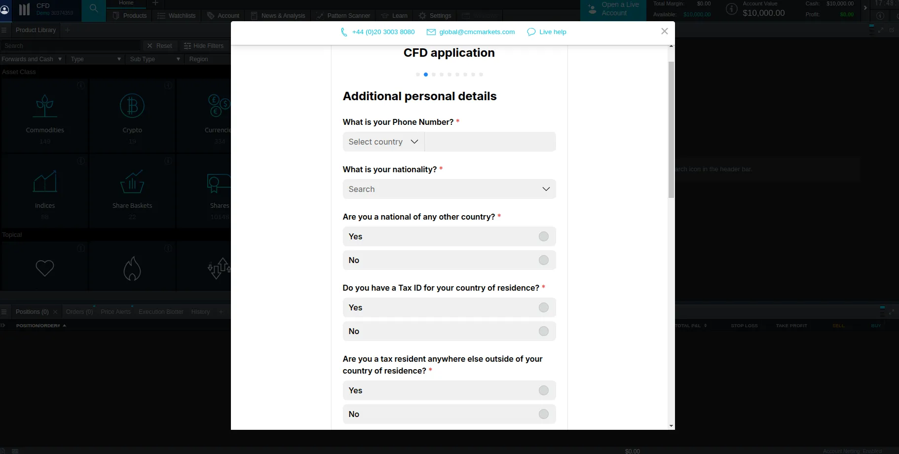 Registration Steps