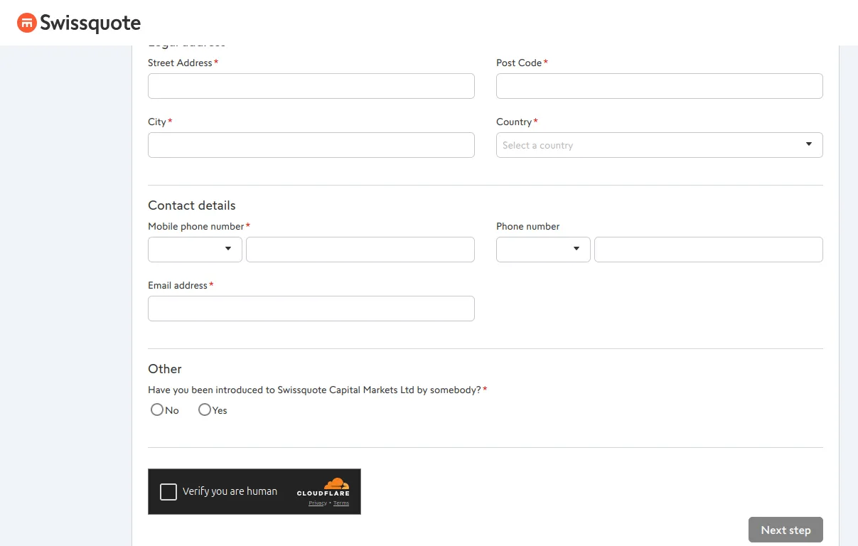 Registration Steps