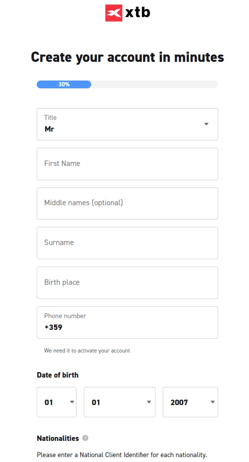 Registration Steps