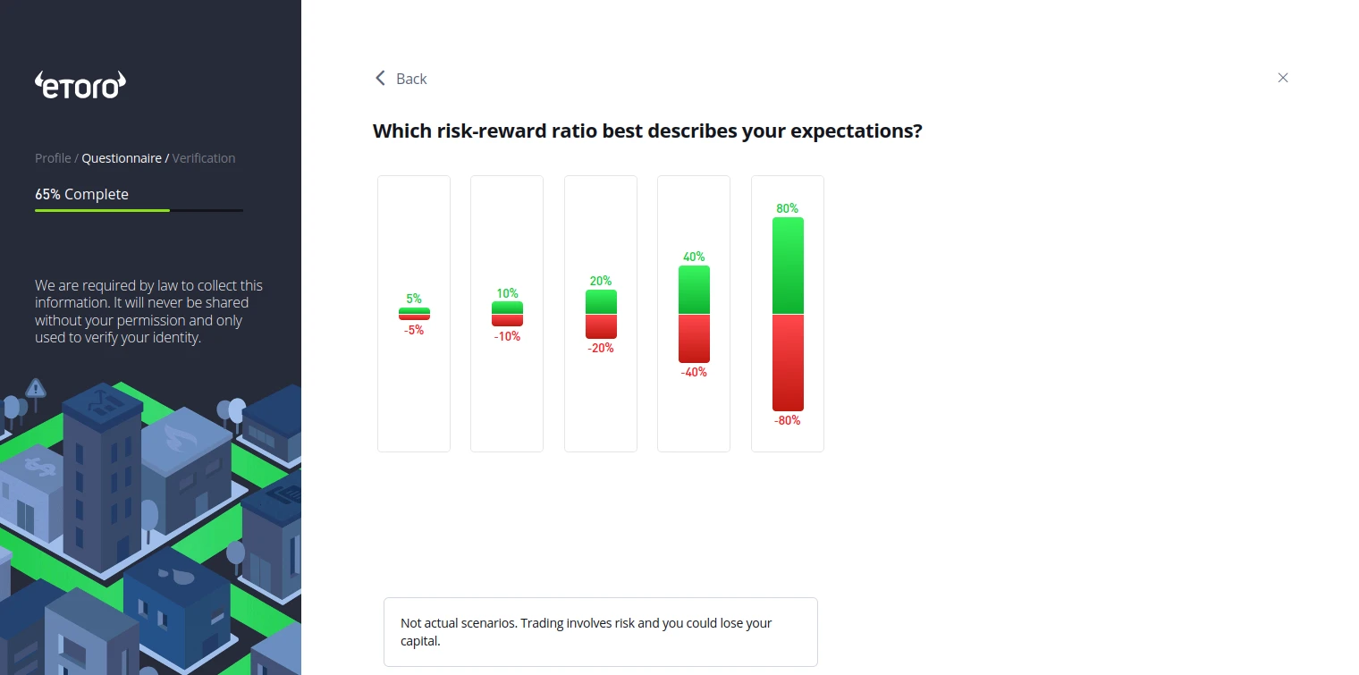 eToro Registration Step 15