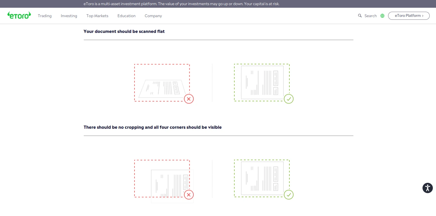 eToro Registration Step 20