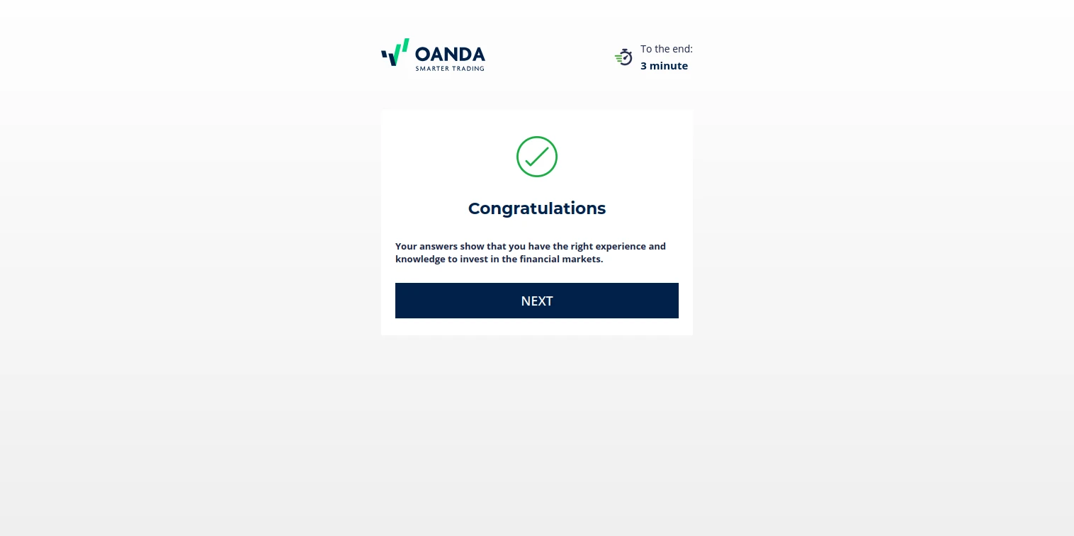 OANDA Registration Step 26