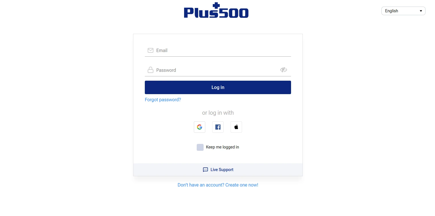 Plus500 Registration Step 2